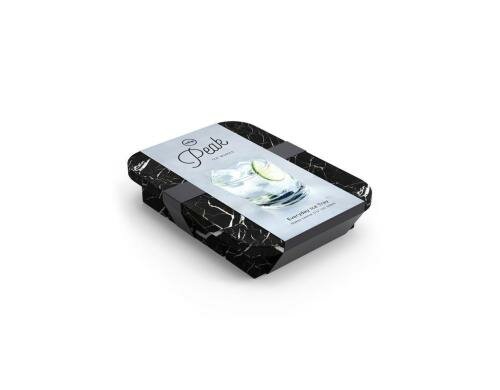 W&P Design Eiswürfel-Form Everyday Black Marble LxBxH: 19.4x14.3x4.1cm, Silikon