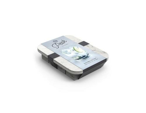 W&P Design Eiswürfel-Form Everyday White Marble LxBxH: 19.4x14.3x4.1cm, Silikon