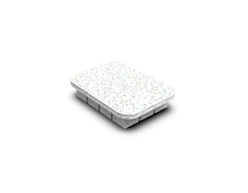 W&P Design Eiswürfel-Form Everyday White Speckled LxBxH: 19.4x14.3x4.1cm, Silikon