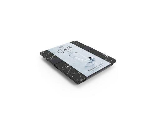 W&P Design Eiswürfel-Form Crushed Black Mar Marble, LxBxH: 18.4x14.6x2.2cm, Silikon