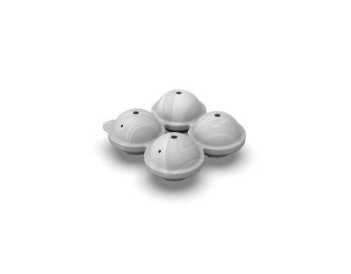 W&P Design Eiswürfel-Form Sphere White Marb BxH: 15.3x6.4cm, Silikon