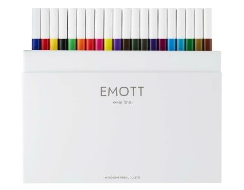 Uni POSCA Faserschreiber Emott 40er Etui 0.4mm, 40 Farben