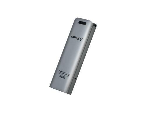 PNY USB3 Elite Steel 32GB Metallgehäuse, Lesen: 80MB/s, Schr.: 20MB/s