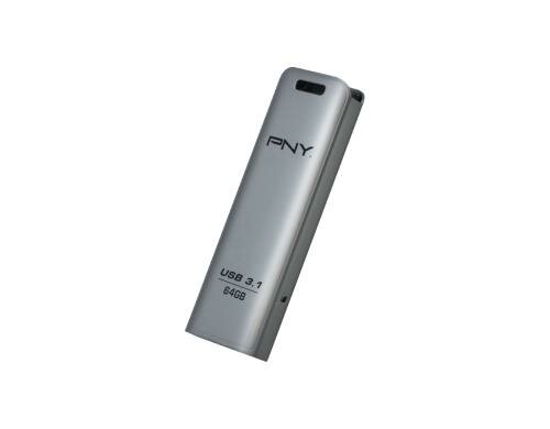 PNY USB3 Elite Steel 64GB Metallgehäuse, Lesen: 80MB/s, Schr.: 20MB/s