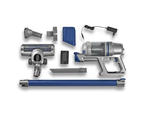 CLEANmaxx Akku-Zyklon-Staubsauger 22,2V blau/silber 2000mAh