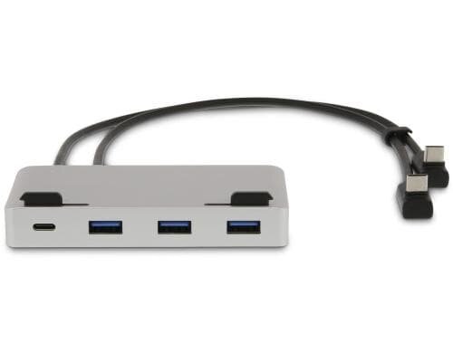 LMP USB-C Dock Prostand 4K Silver USB-C,3x USB3.0,HDMI,MiniDP,RJ45