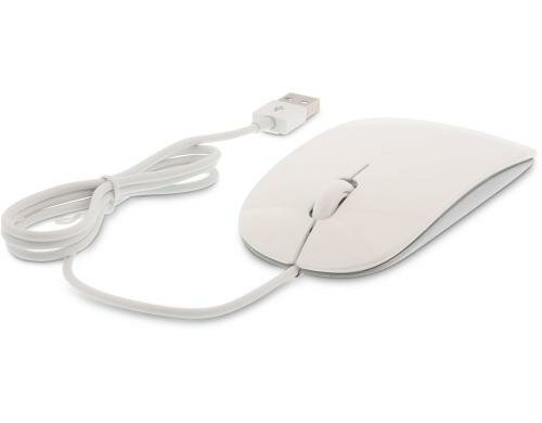 LMP Easy Mouse USB-A Optisch, 1600dpi, aluminium Gehäuse, weiss