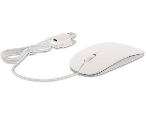 LMP Easy Mouse USB-C & USB-A Optisch, 1600dpi, aluminium Gehäuse, weiss