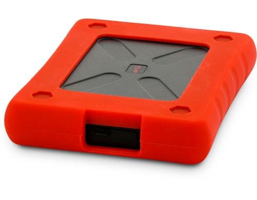 LMP DataProtector USB 3.0 Gehäuse Black/Red für SATA HDD/SSD, Schockresistent, IPX4