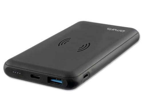 4smarts Powerbank VoltHub Wireless induktion, 10000 mAh, schwarz