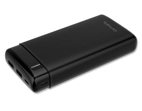 4smarts Powerbank VoltHub Go2 schwarz 20000 mAh, schwarz