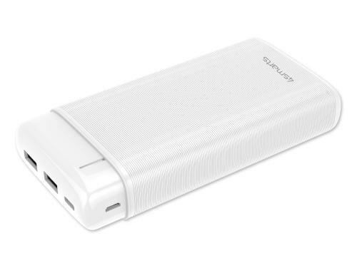4smarts Powerbank VoltHub Go2 weiss 20000 mAh, weiss