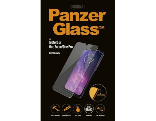 Panzerglass Displayschutz Case Friendly für Motorola One Zoom/One Pro