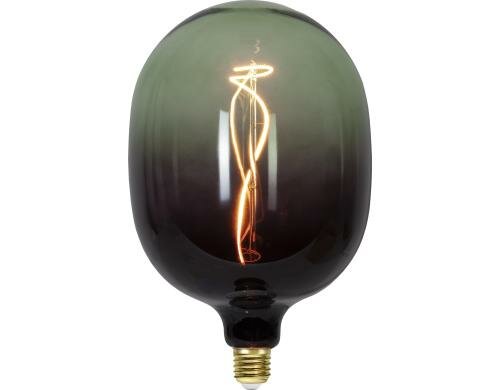LED Colour Mix Filament E27 C150 Grün E27, 4W, 75lm, 2200K, Dimmbar