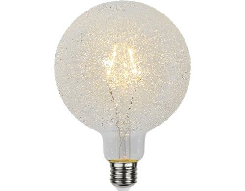 LED Deco Filament E27 G125 Klar E27, 1W, 65lm, 2600K, Dimmbar