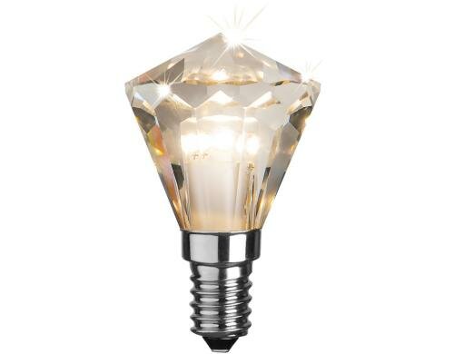 Star Trading LED Diamond E14 E14, 3.3W, 240lm, 2700K, Dimmbar