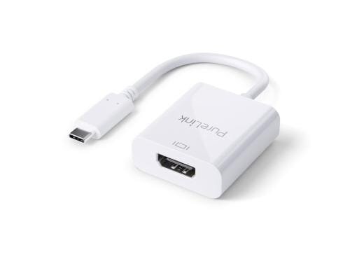 PureLink Adapter USB-C - HDMI 2.0 Weiss Ausgang: HDMI 2.0 UHD 4K60Hz