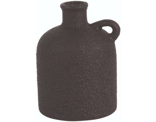 present time Vase Burly, Schwarz, Keramik H: 17 cm, D: 12cm