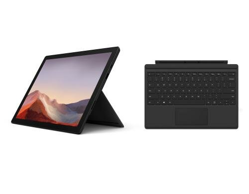 Microsoft Surface Pro 7, i5, Schwarz 8GB, 256GB SSD + Typecover