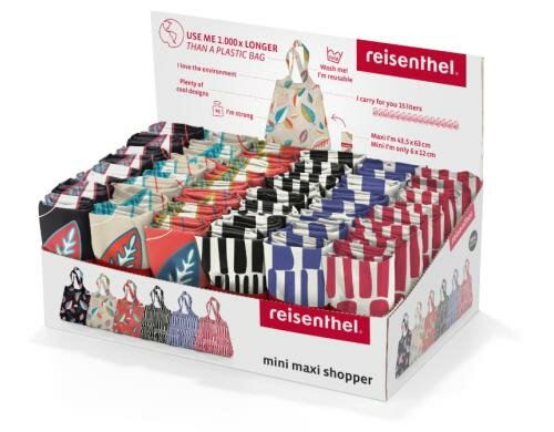 Reisenthel Einkaufstasche mini maxi shopper Display mit 48 Taschen - collection 26