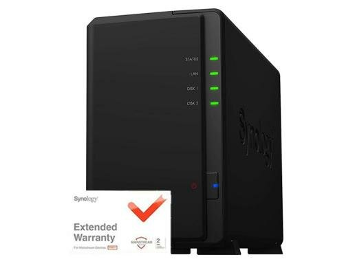Synology NVR1218, 2-bay NVR (KIT) inkl. 2 Jahre Garantie Erweiterung & 2x 4TB