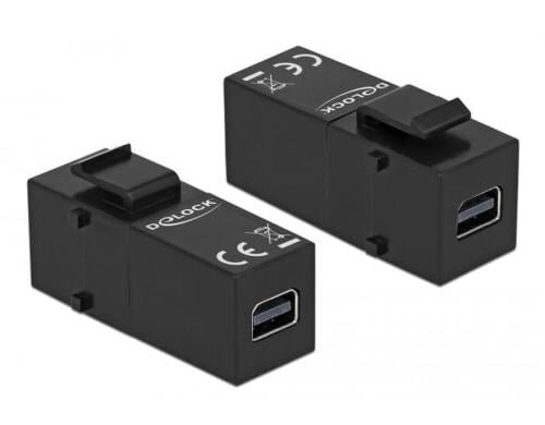 Delock Keystone Modul Mini-DP Buchse 3840 x 2160 @60Hz, schwarz