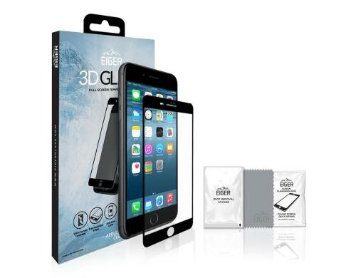 Eiger Displayschutz 3D Case Friendly black iPhone 6/6s/7/8 Plus