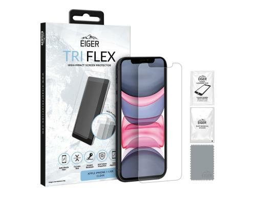 Eiger Displayschutz Tri Flex high Impact cl iPhone 11/XR