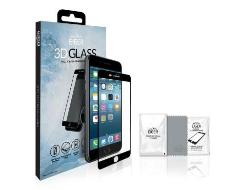 Eiger Displayschutz 3D Case Friendly black iPhone 6/6s/7/8