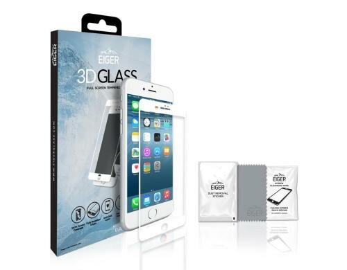 Eiger Displayschutz 3D Case Friendly white iPhone 6/6s/7/8