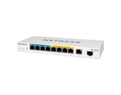 Netgear GS110TUP:10 Port Smart Switch 10-Port Gb Ultra60 PoE++ Smart Switch