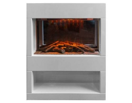 Sonnenkönig Elektrokamin Hylde weiss 1000/2000 W, 51x65x19.5 cm, 2 Heizstufen