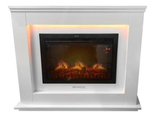 Sonnenkönig Elektrokamin Stockholm weiss 1000/2000 W, 98x80x27.5 cm, 2 Heizstufen