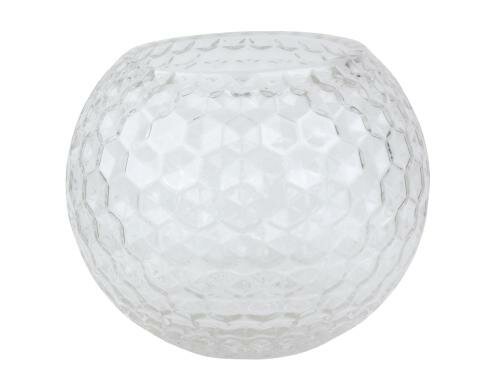 Herstera Vase Ball Spots, Transparent Glas, 16 x 13 cm