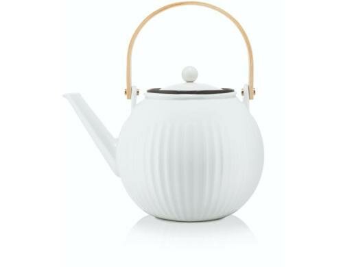 Bodum Assam Teebereiter mit Edelstahlfilter weiss, 1.5 Liter