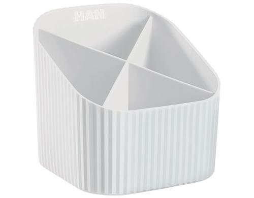 HAN Stifteköcher X-LOOP 4 Fächer, weiss