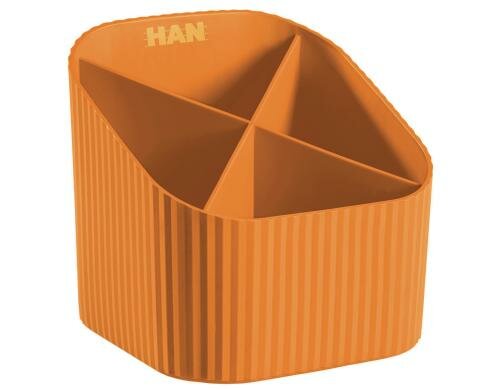 HAN Stifteköcher X-LOOP 4 Fächer, orange