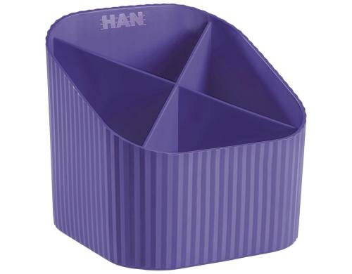 HAN Stifteköcher X-LOOP 4 Fächer, lila