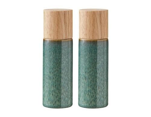 Bitz Salz & Pfeffermühle 16.7cm Grün 2er Set, H: 16.7cm, D: 5cm