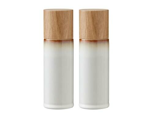 Bitz Salz & Pfeffermühle 16.7cm Creme 2er Set, H: 16.7cm, D: 5cm
