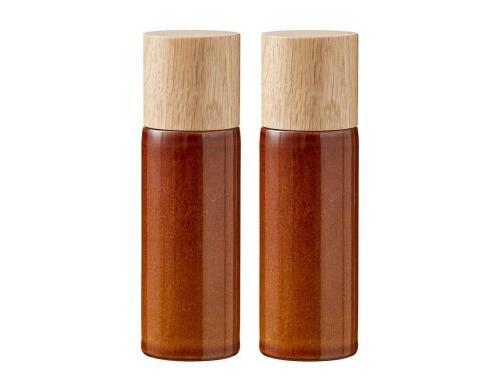 Bitz Salz & Pfeffermühle 16.7cm Amber 2er Set, H: 16.7cm, D: 5cm