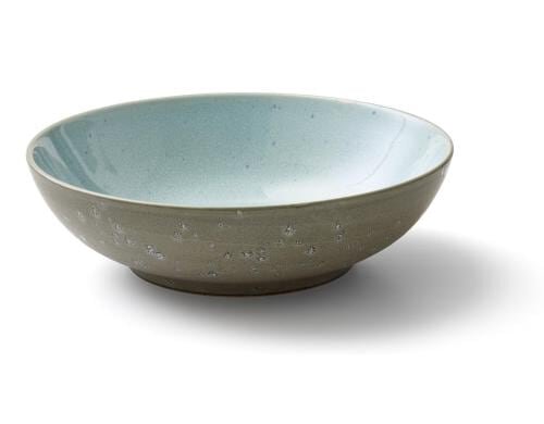 Bitz Salatschüssel 24cm Schwarz/Hellblau 1 Stück, D: 24cm, H: 6cm, Stoneware
