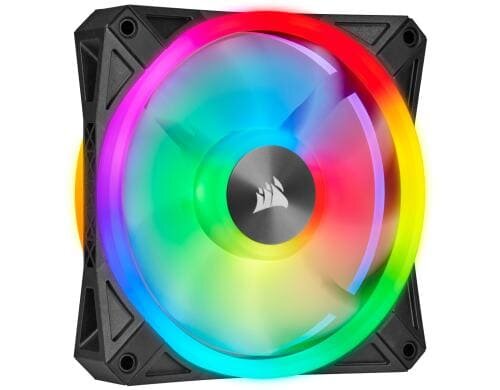 Gehäuselüfter Corsair iCUE QL120 RGB 120x120x25mm, 4Pin, 1500rpm, 26dBA