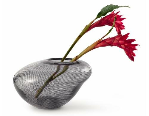 Philippi Vase Carla L Glas, mundgeblasen, D: 24cm