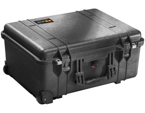 PELI Kunststoffkoffer 1560 schwarz mit Schaumstoffeinlage