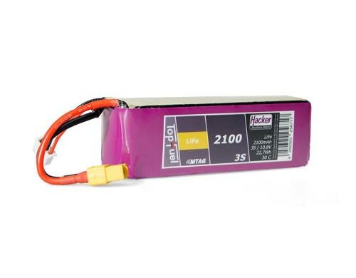 TopFuel LiFe-Akku 9.9V 2100mAh 3S 30C MTAG 108x35x30 mm, 203 g XT60