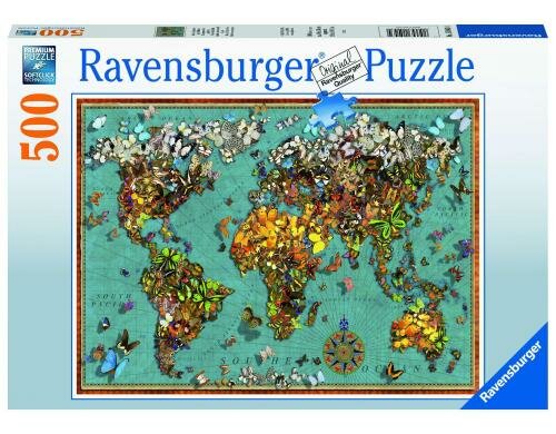 Puzzle Antike Schmetterl.-Weltk. 500 Teile