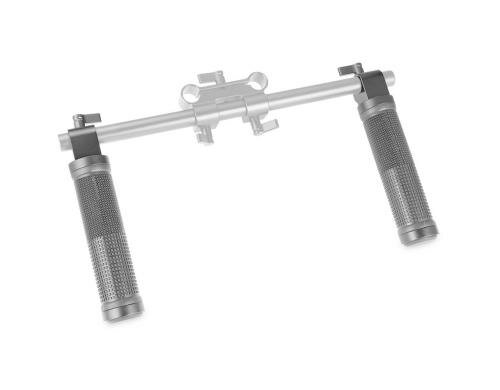 SmallRig Black Basic Handle V2 With 15mm Rod Clamp (2pcs) 1626