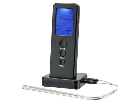 Xavax Digitales Bratenthermometer mit Timer 00110207, Bratenthermometer