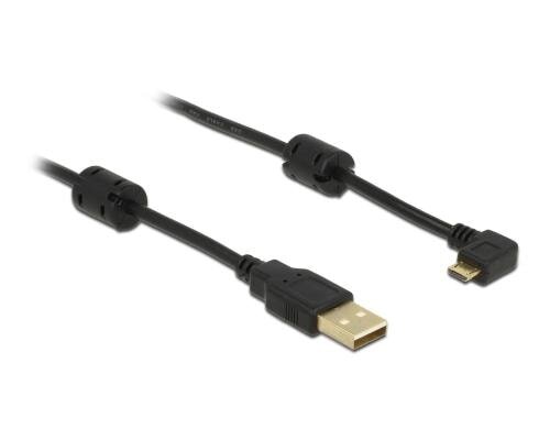 Delock USB2 Kabel A-MiniB gewinkelt, 1m Mini-B Stecker 270° gewinkelt